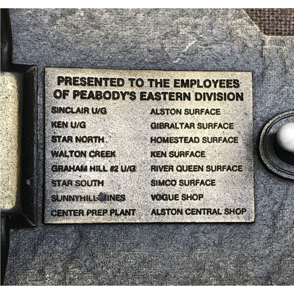 Lot of 4 Vintage 1980s Peabody Coal Company Training Safety Award Belt Buckles - Picture 6 of 14